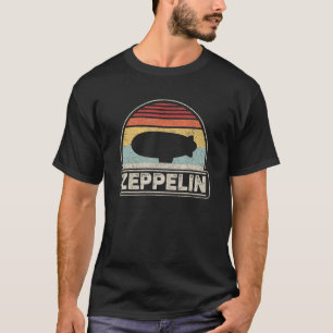 T-shirt Zeppelin Vintage Rétro Zeppelin Chemise Dirigible