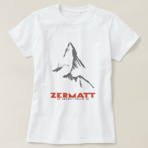 T-shirt Zermatt, Valais, Suisse