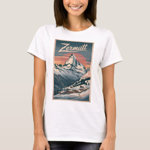 T-shirt Zermatt vintage