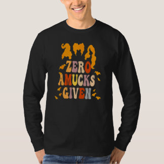 T-shirt Zéro Amucks Donné Fou Avec Batte Sorcière Hallowee