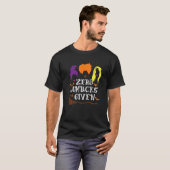 T-shirt Zéro Amucks Donné Fou Avec Batte Sorcière Hallowee (Devant entier)