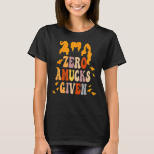 T-shirt Zéro Amucks donnés Amuck avec chauve-souris Hallow