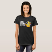 T-shirt Zéro Canards Donné Bath Toy Duckie Drôle Canard en (Devant entier)