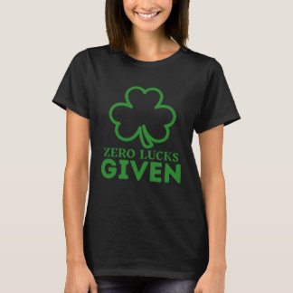 T-shirt Zéro Chance Donnée Fête de la Saint-Patrick St Pa