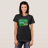 T-shirt Zéro chance donnée Jour de la Saint-Patrick Saint- (Devant entier)