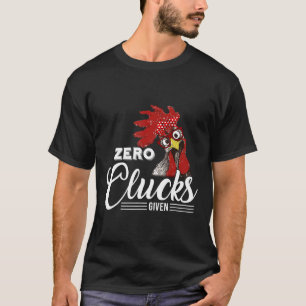 T-shirt Zéro Clucs Donné Poulet De Poulet