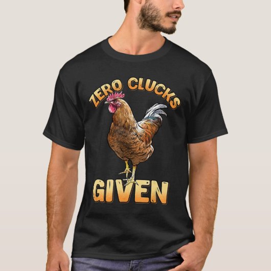 T-shirt Zéro Clucs Donné Poulets Dame (Devant)