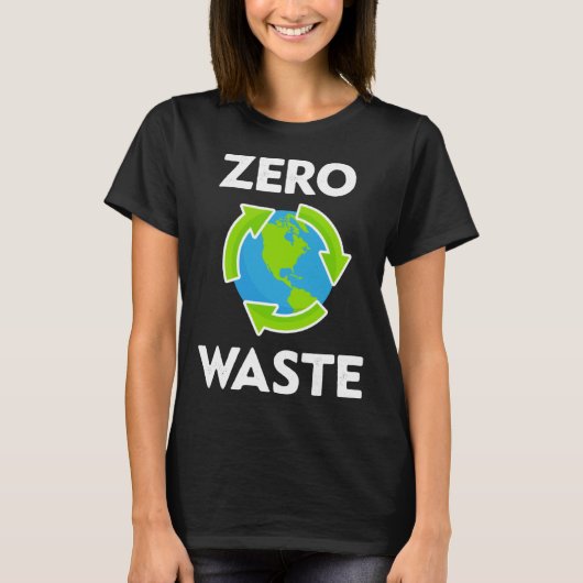 T-shirt Zéro Déchet Jour de la Terre Environnemental Profe (Devant)