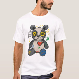 T-shirt Zero Fear Panda — Emo Rebelle