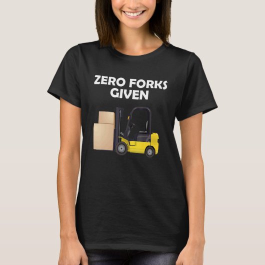 T-shirt Zero forks given (Devant)