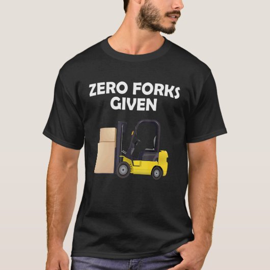 T-shirt Zero forks given (Devant)