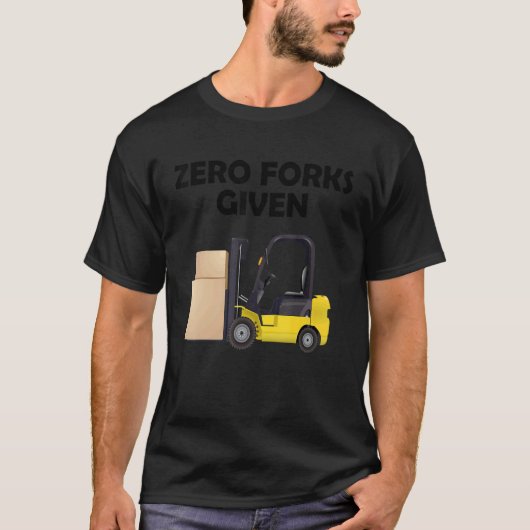 T-shirt Zéro fourchettes données (Devant)