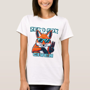 T-shirt "Zero Fox Donné" Drôle