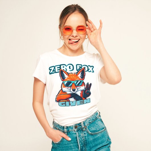 T-shirt "Zero Fox Donné" Drôle