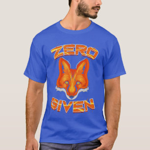 T-shirt Zero Fox Donné Sarcastique Wildlife Safari Cadeau 