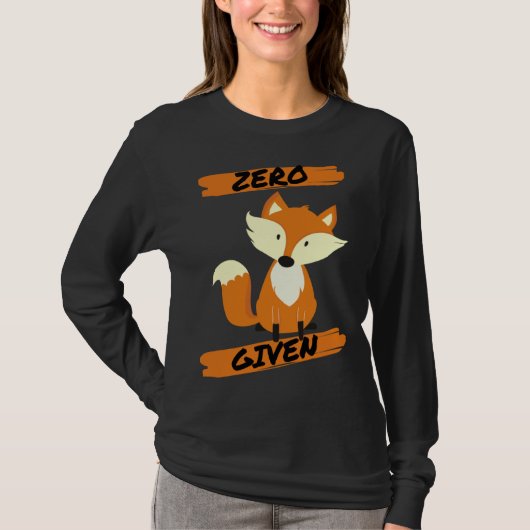 T-shirt Zero Fox Given Pun (Devant)