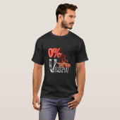 T-shirt Zéro Pour Cent Vegan Grill (Devant entier)