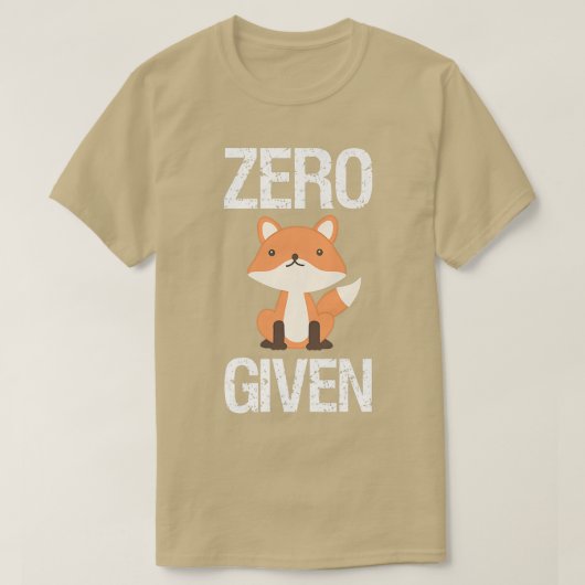 T-shirt Zéro Pour Donné Drôle Cadeau Predator Humour Forêt (Design devant)