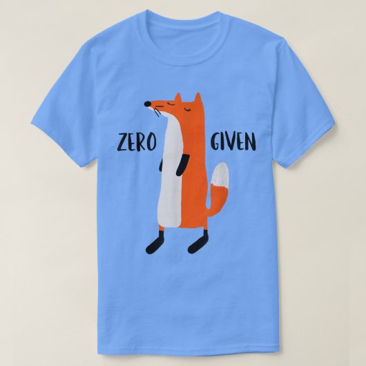 T-shirt Zéro Pour DonnéDrôle Mignonne Pour (Design devant)