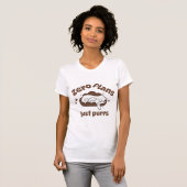 T-shirt Zéro projet, juste des ronronnements (Devant entier)