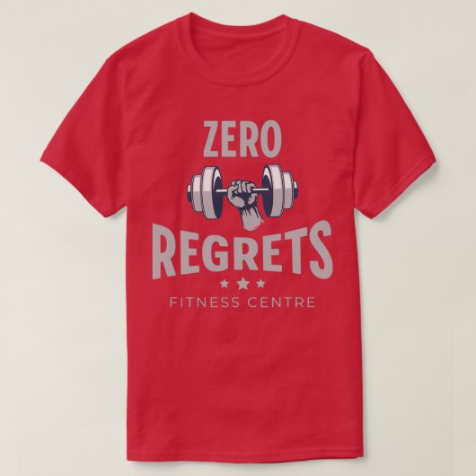 T-SHIRT ZÉRO REGRETS (Design devant)