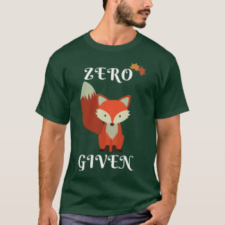 T-shirt Zéro Renard Donné