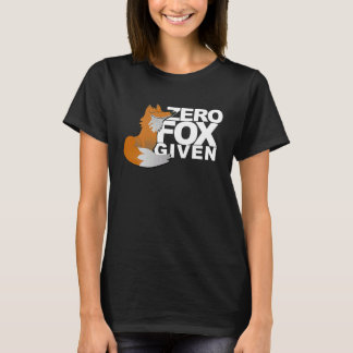 T-shirt Zéro Renard Donné Renard Bavardage