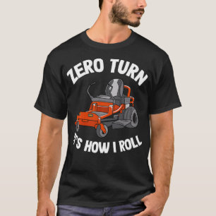 T-shirt Zéro Tourner C'est comment je roule Paysage Papa D