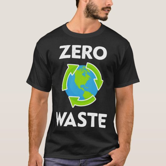 T-shirt Zero Waste Earth Day Environmental Teacher  Anti P (Devant)