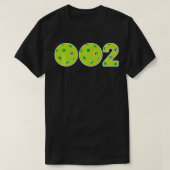 T-shirt Zero Zero Deux I Funny 002 Pickleball Design Tourn (Design devant)