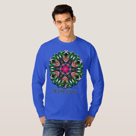 T-shirt Zesty Namaste Kaleidoscope (Devant entier)