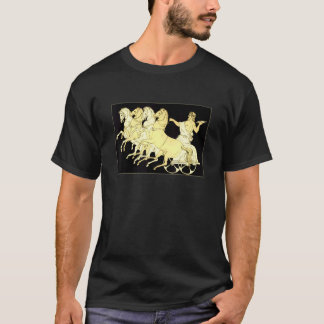 T-shirt Zeus en char avec tonnerre et chevaux