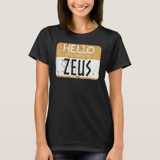 T-shirt Zeus Greek Mythology Ancient Greek God Greek Mytho