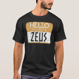 T-shirt Zeus Greek Mythology Ancient Greek God Greek Mytho