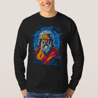 T-shirt Zeus Greek Mythology God of Lightning