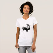 T-shirt Zia et canard de culture de Mimbres (Devant entier)