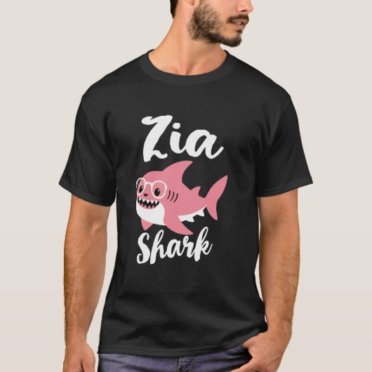 T-shirt Zia Shark Mother's Day Grandma Funny (Devant)