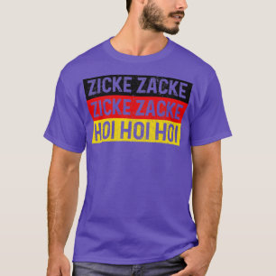 T-shirt Zicke Zacke Hoi Oktoberfest Fête du drapeau allema