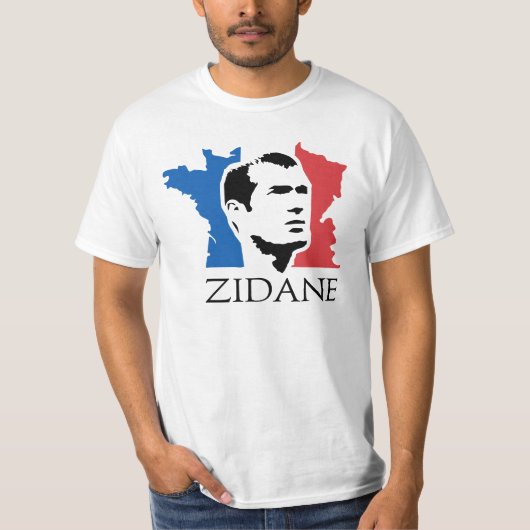 T-shirt Zidane - France (Devant)