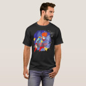 T-shirt Ziggy Flotte Dans Stardust Music Inspiré Spaceman (Devant entier)