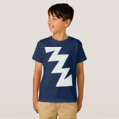 T-shirt ZigZag - Blanc (Devant entier)
