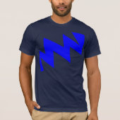 T-shirt ZigZag - Bleu (Devant)