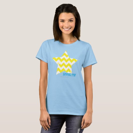 T-shirt ZigZag Jaune 3 (Devant entier)