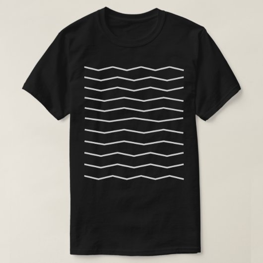 T-shirt zigzag ondulé (Design devant)