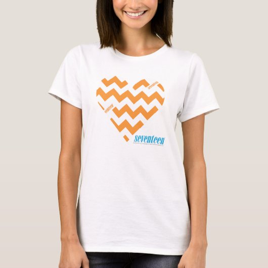 T-shirt ZigZag Orange 2 (Devant)