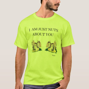 T-shirt: Zijn & Hare's eekhoorn is gek op T-shirt
