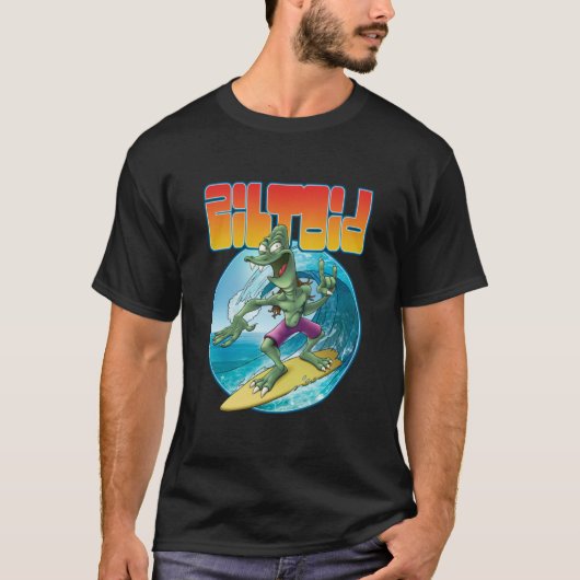 T-shirt Ziltoid Tri-mélange de surf (Devant)