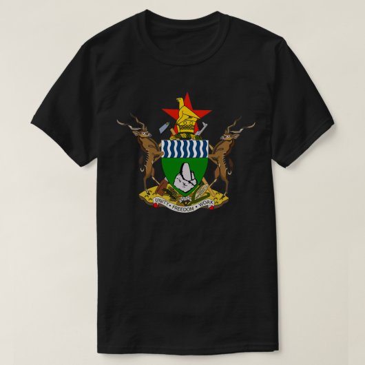 T-SHIRT ZIMBABWE COAT OF ARMSTS (Design devant)