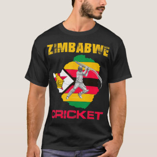 T-shirt Zimbabwe Cricket Zimbabwe Hommes Femmes et Jeuness