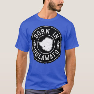 T-shirt Zimbabwe Zimbabwe Design Né à Bulawayo
